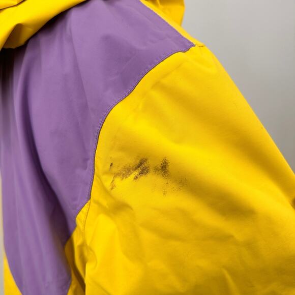 Volcom Yellow & Purple Nylon Snowboarding Skiing Winter Jacket Size Medium - Picture 9 of 14